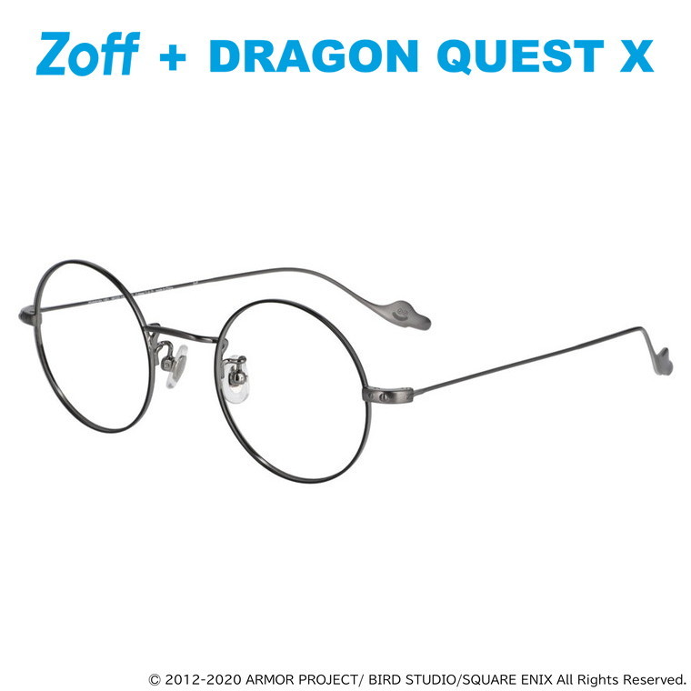 ラウンド型めがね｜はぐれメタルモデル｜Zoff+ドラゴンクエストX｜ゾフ