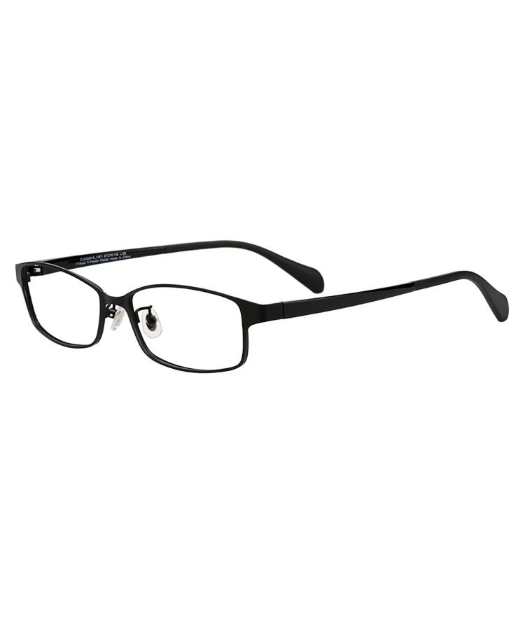 楽天市場】|スクエア型 メガネ (ブラック(マット)) Zoff STANDARD 横長
