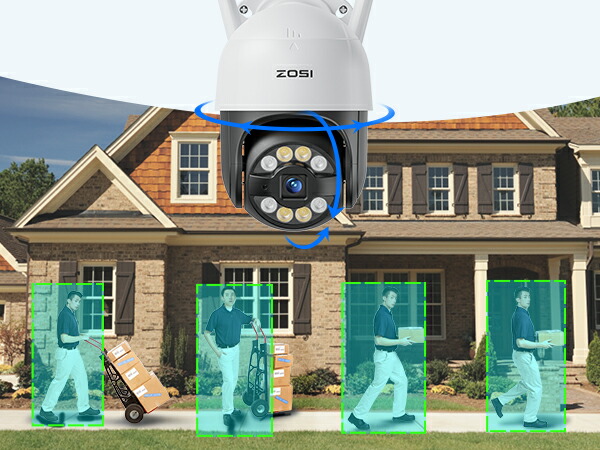 楽天市場】防犯カメラ 追尾 屋外 ワイヤレス 監視カメラ 200万画素 300