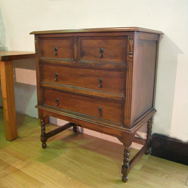 楽天市場】クラシック チェスト サイドボード オーク無垢 アンティーク