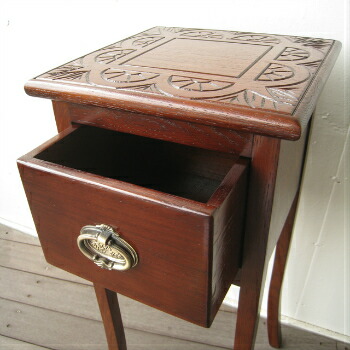 楽天市場】電話台 花台 オーク無垢 コンソール おしゃれ クラシック