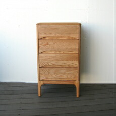 楽天市場】チェスト おしゃれ 電話台 花台 4段チェスト オーク無垢