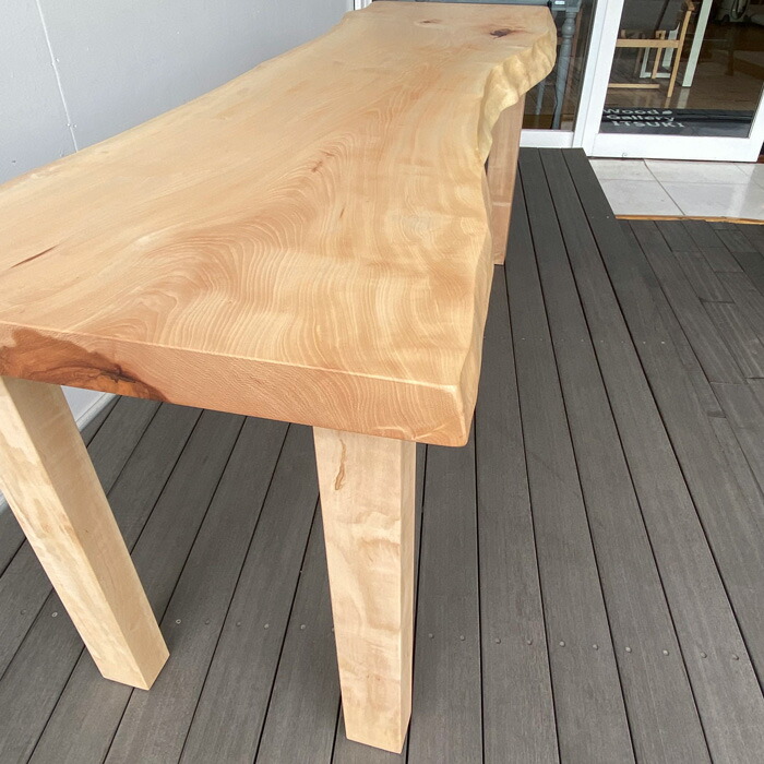 楽天市場】一枚板 無垢 栃 とち トチ 無垢 カウンター テーブル ハイ