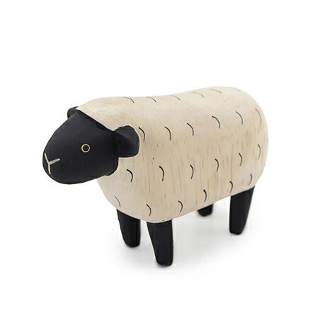 楽天市場】置物 木彫り ひつじ 羊 ヒツジ アニマル 動物 オーナメント