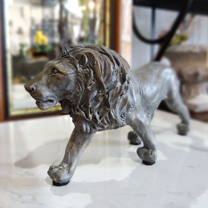 楽天市場】ライオンの置物 置物 ライオン アニマル雑貨 動物 百獣の王