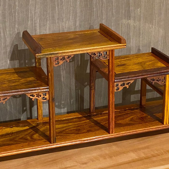 楽天市場】飾り棚 和モダン 和風 花梨 かりん おしゃれ アジアン