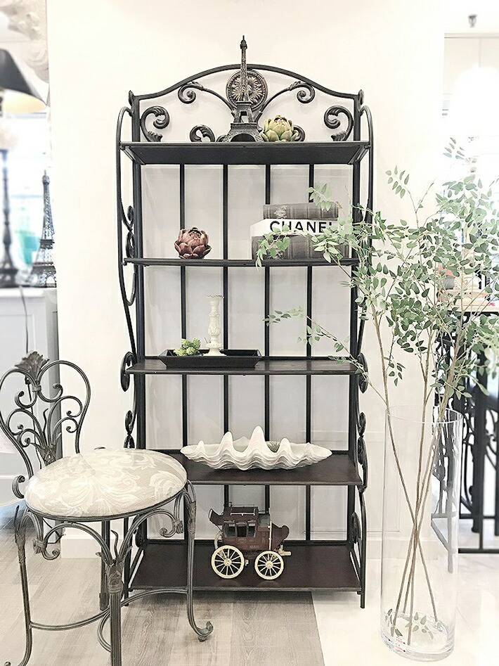 楽天市場】オープンシェルフ アイアン シェルフ アンティーク アイアン