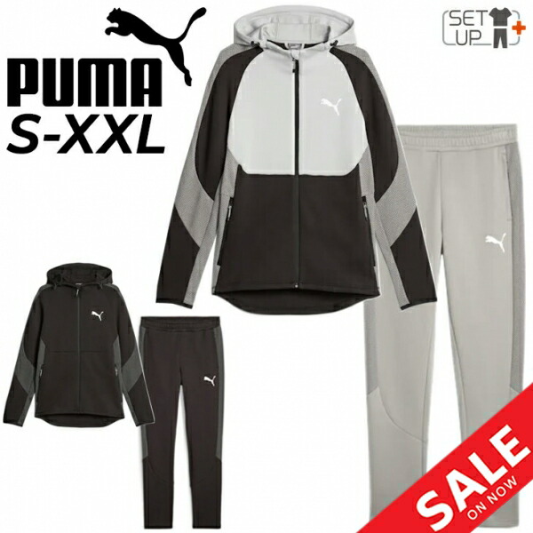 楽天市場】送料無料 プーマ スウェット 上下 メンズ PUMA EVOSTRIPE
