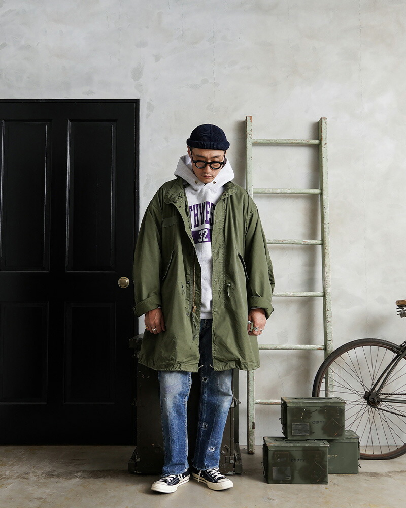 楽天市場】希少 実物 USED 米軍 M-65フィッシュテール モッズコート