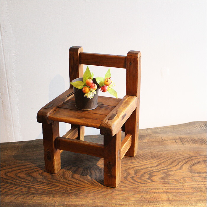 楽天市場】小さい木の椅子 アンティーク チェア 椅子 イス スツール