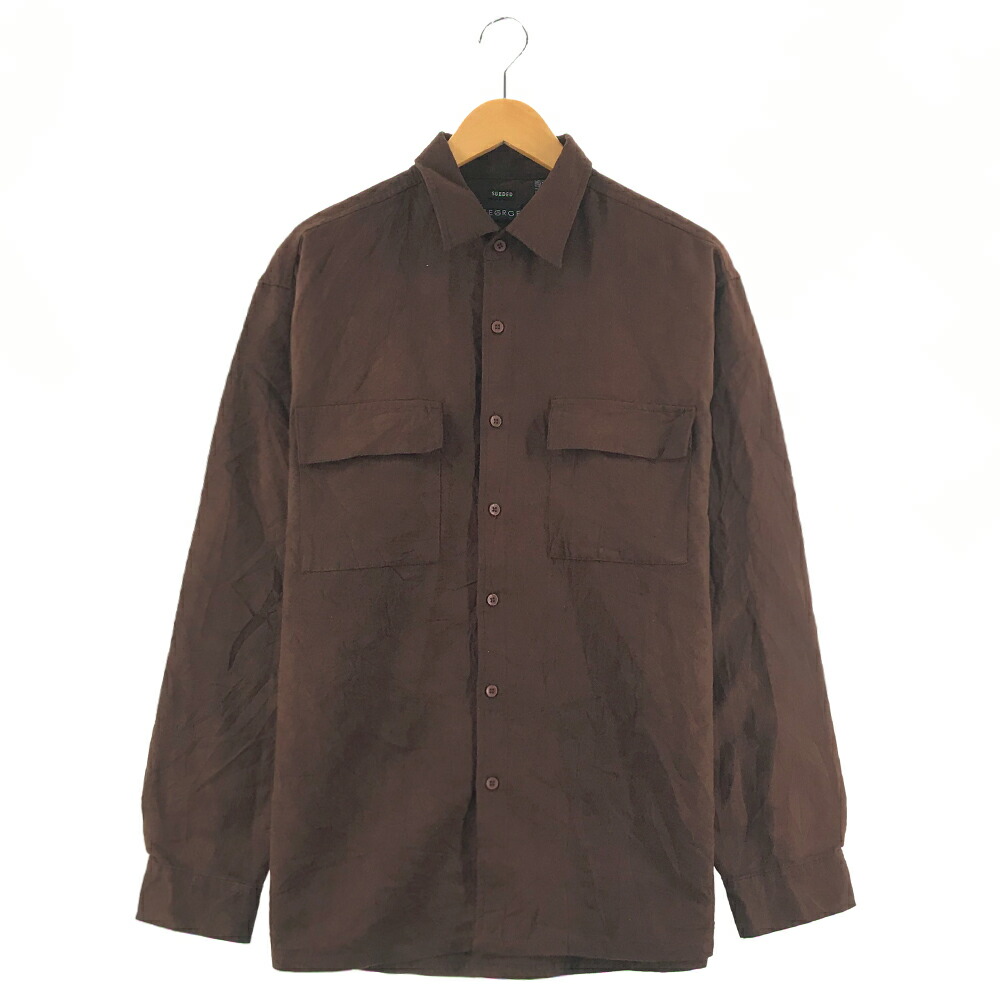 楽天市場】GEORGE フェイクスウェードシャツ サイズ表記 L ブラウン