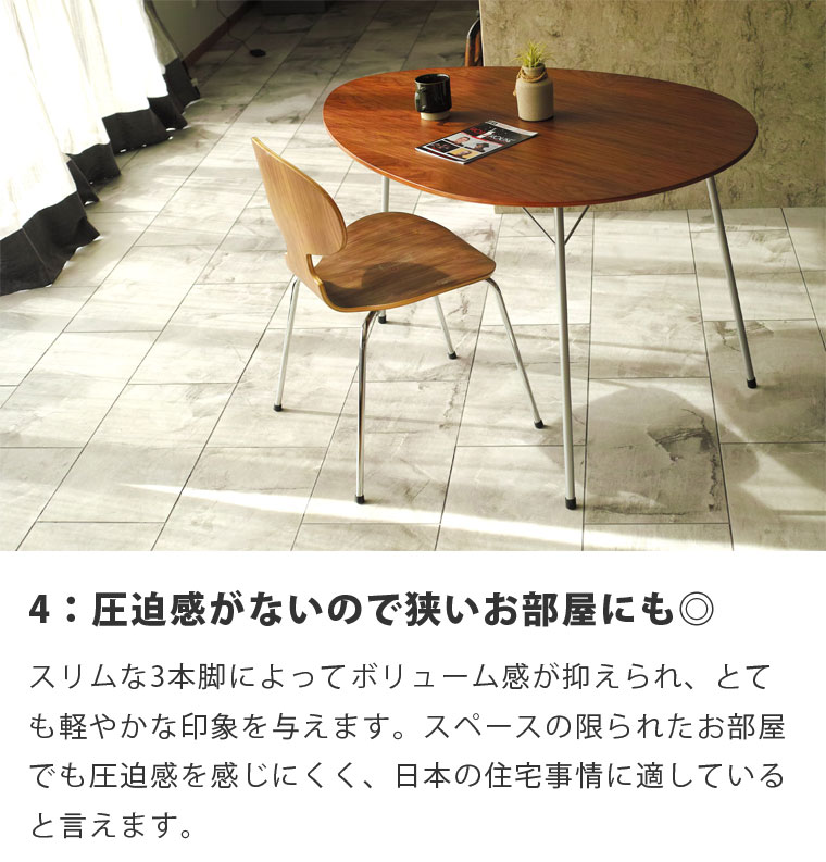 楽天市場】アルネ・ヤコブセン エッグテーブル リプロダクト