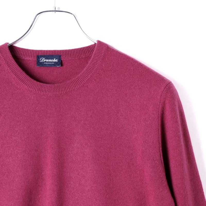 楽天市場】Drumohr / ドルモア｜カシミヤハイゲージクルーネックニット