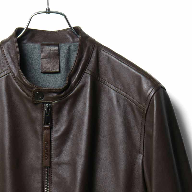 楽天市場】RUFFO / ルッフォ｜ラムナッパレザーシングルライダース