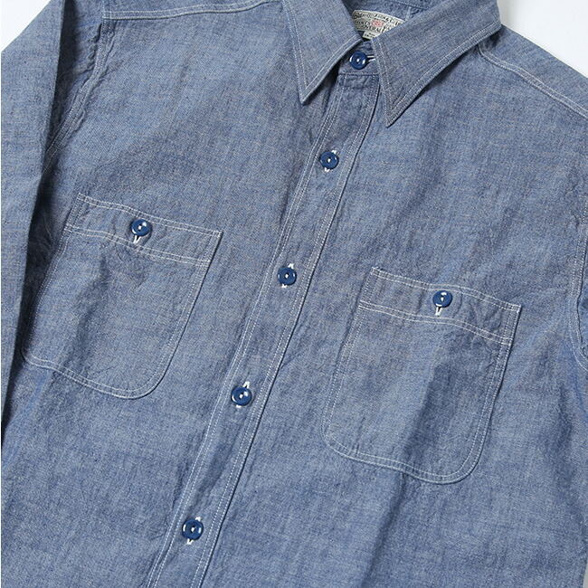 楽天市場】[br25995]Buzz Rickson's(バズリクソンズ) BLUE CHAMBRAY