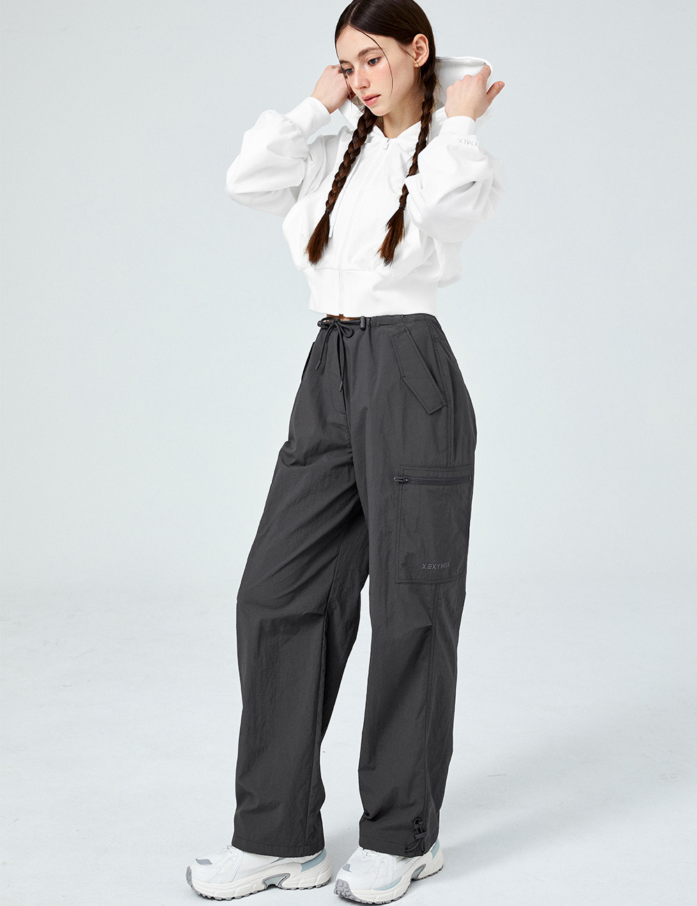 楽天市場】ゼクシィミックス xexymix カーゴ ワイドパンツ レディース