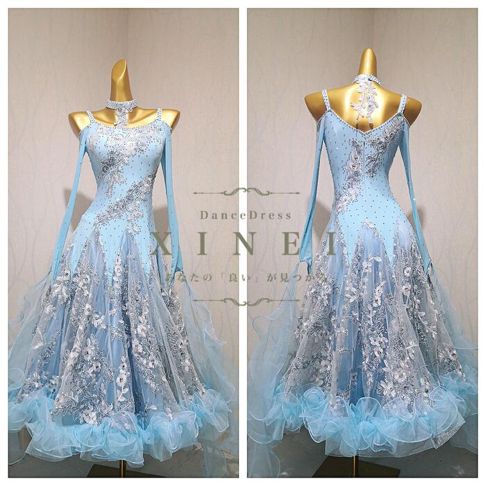 楽天市場】【受注生産・セミオーダー】社交ダンス ドレス ダンスドレス