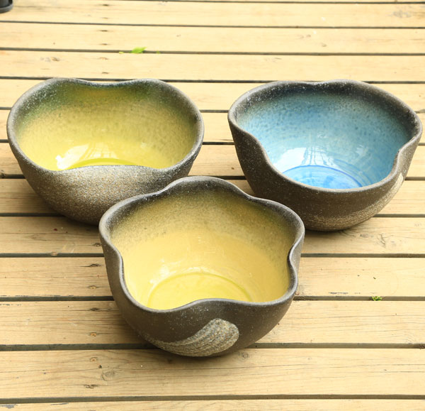 楽天市場】信楽焼：睡蓮鉢（すいれんばち）はす鉢 めだか鉢*形選べます