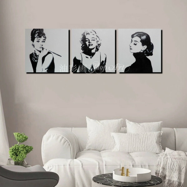 楽天市場】絵画 インテリア 【送料無料】壁掛け油絵 人物画 抽象画 絵