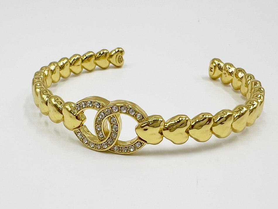 楽天市場】CHANEL シャネル バングル ブレスレット メタル ライン