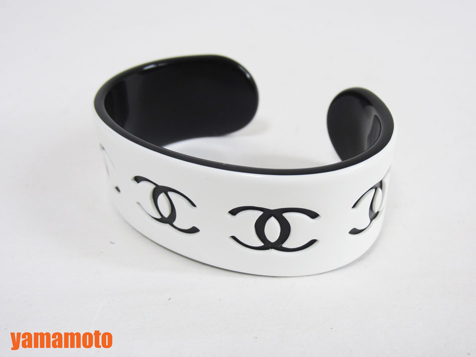 楽天市場】CHANEL シャネル バングル ブレスレット プラスチック ココ