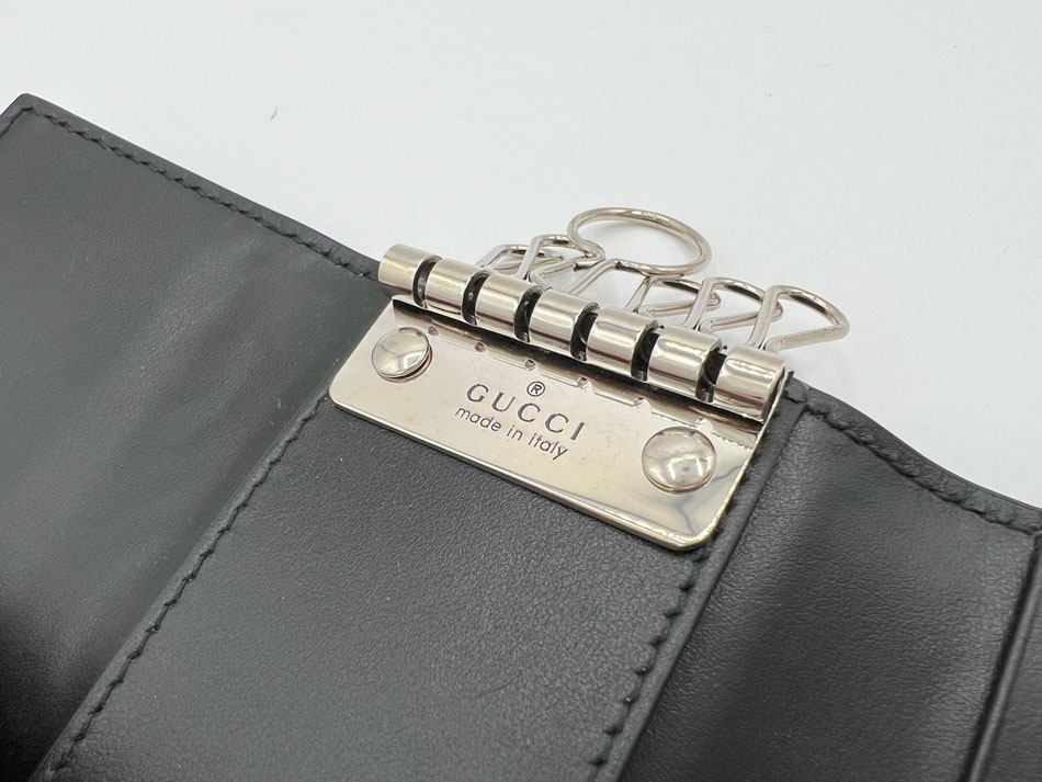楽天市場】GUCCI グッチ GGエンボス レザー キーケース 6連 キーリング
