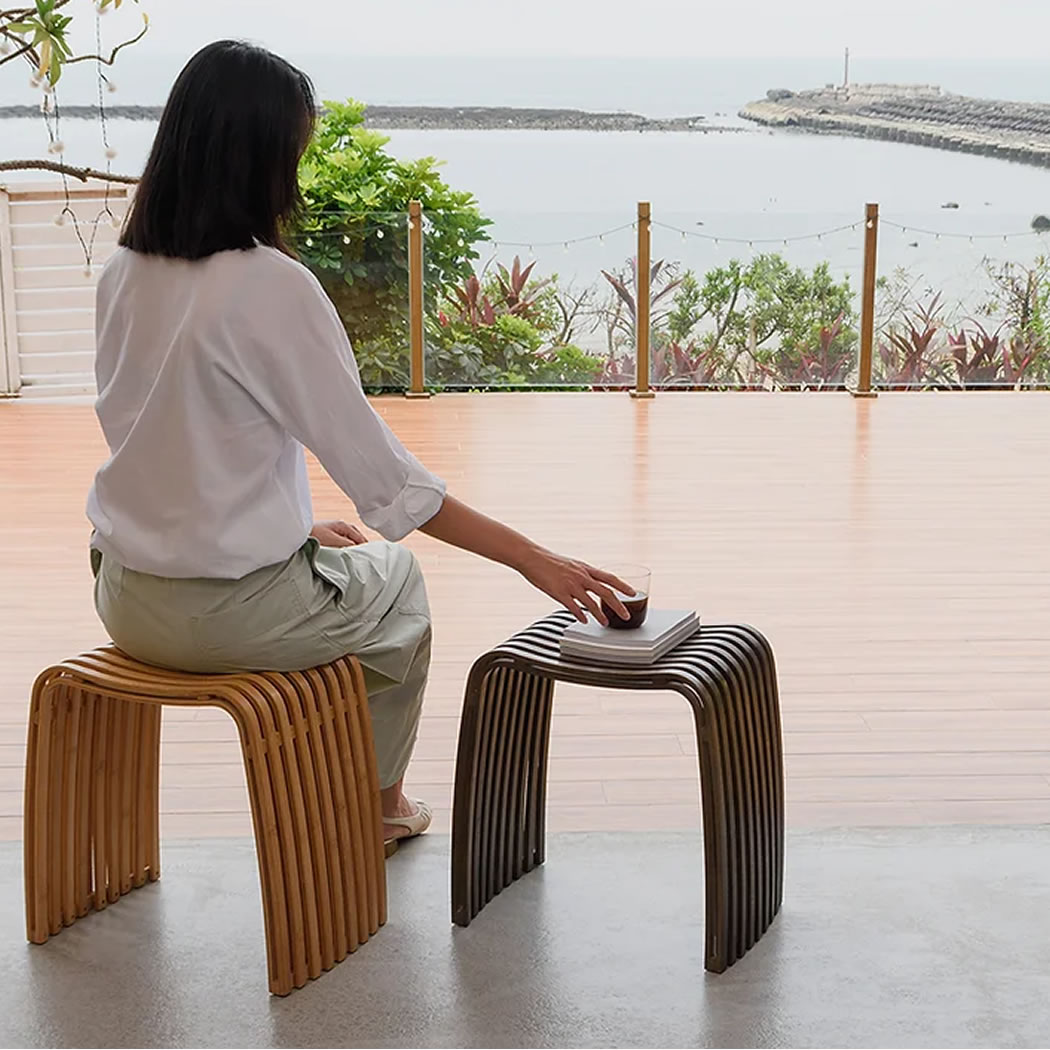 楽天市場】gudeelife COLIN バンブー スツール 椅子 竹 木製 ウッド