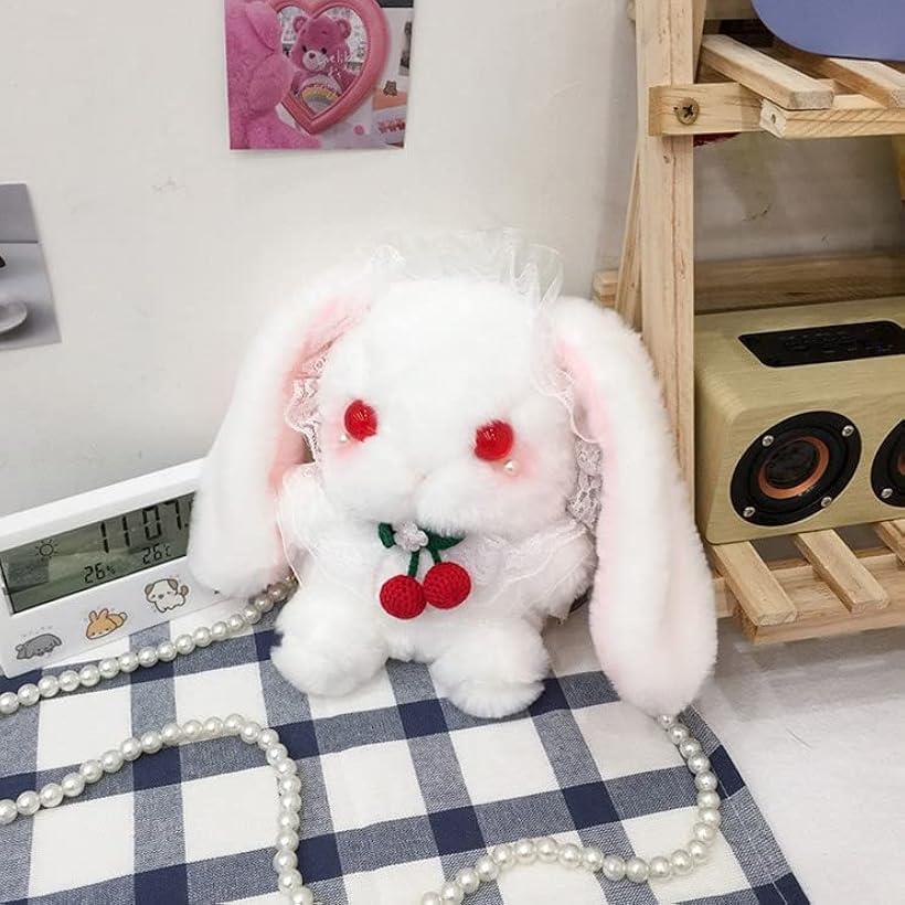 楽天市場】ショルダーバッグ ポシェット ぬいぐるみ うさぎ レディース