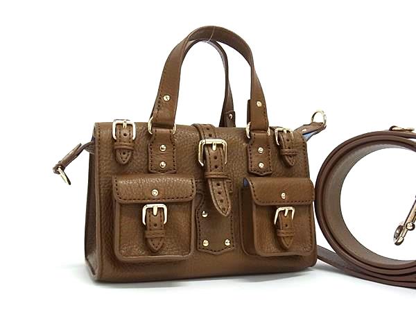 楽天市場】□極美品□ MULBERRY マルベリー ミニロクサンヌ レザー