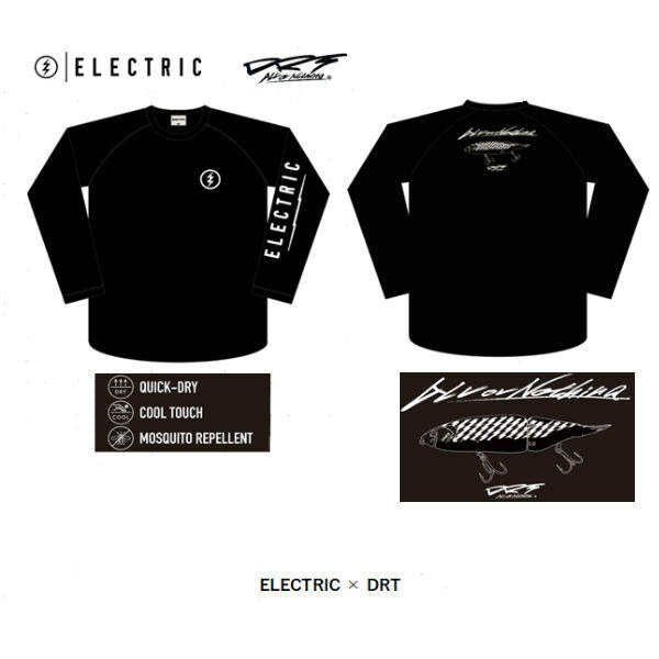 楽天市場】【ELECTRIC】エレクトリック DRT×ELECTRIC RAGLAN DRY L/S