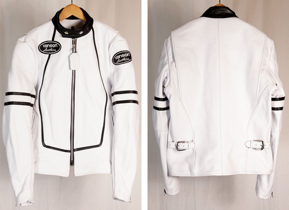 楽天市場】バンソン 別注カスタム シングルライダース レザー