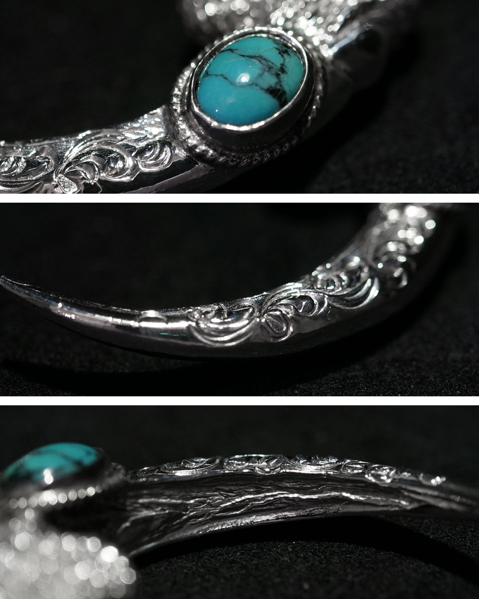 楽天市場】ポイント2倍!!ファーストアローズ ターコイズ付 カラ草彫り