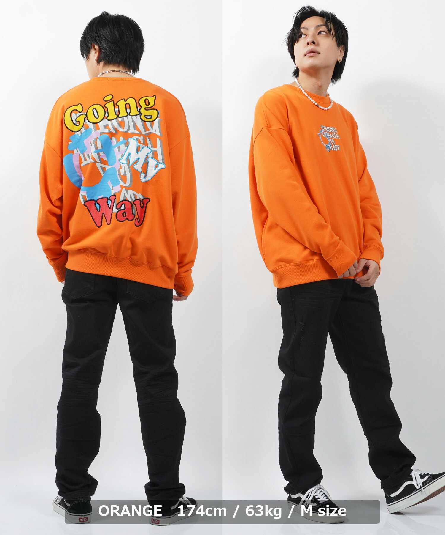 Towncraft オレンジ トレーナー Lサイズ Towncraft オレンジ