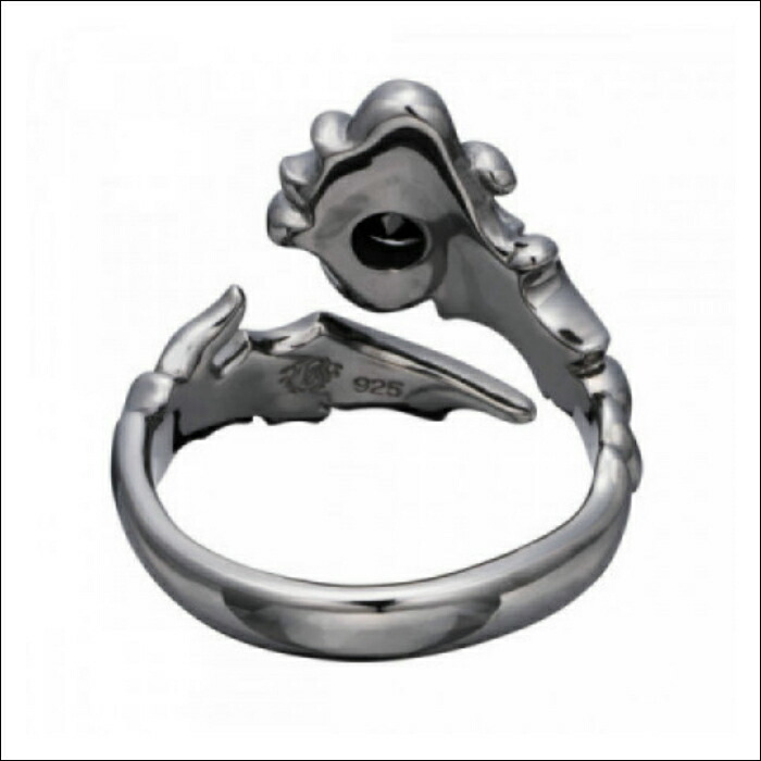 楽天市場】【BIZARRE ビザール】ダークネスデビルシルバーリング m