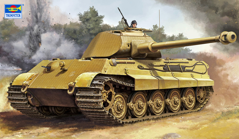 1/72 WW.II ドイツ軍 キングタイガー ヘンシェル砲塔 アルデンヌ1944 +