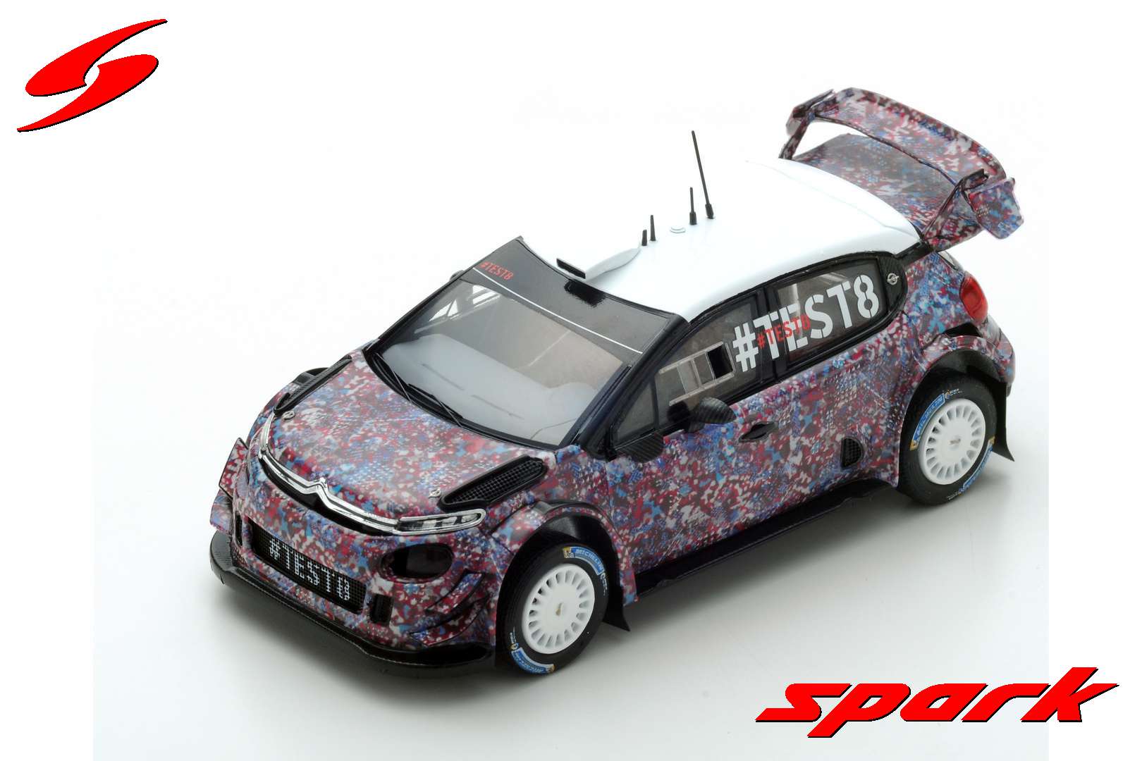S5156 1/43 Citroen DS3 WRC No.14 5th Citroen Total Abu Dhabi WRT