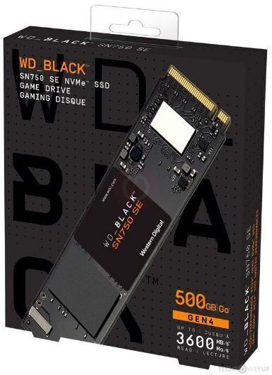 内蔵型SSD WD_BLACK SN750 SE 500GB m.2 NVME SSD WD_BLACK 500GB