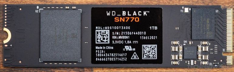 Western Digital Black SN770 1 TB Specs | TechPowerUp SSD Database