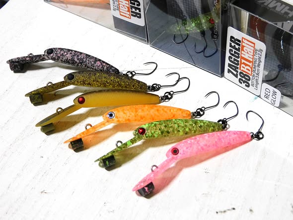 HMKL：トラウトエリア用ルアー『ZAGGER 38 B1 Half』『HMKL Shad 65MR