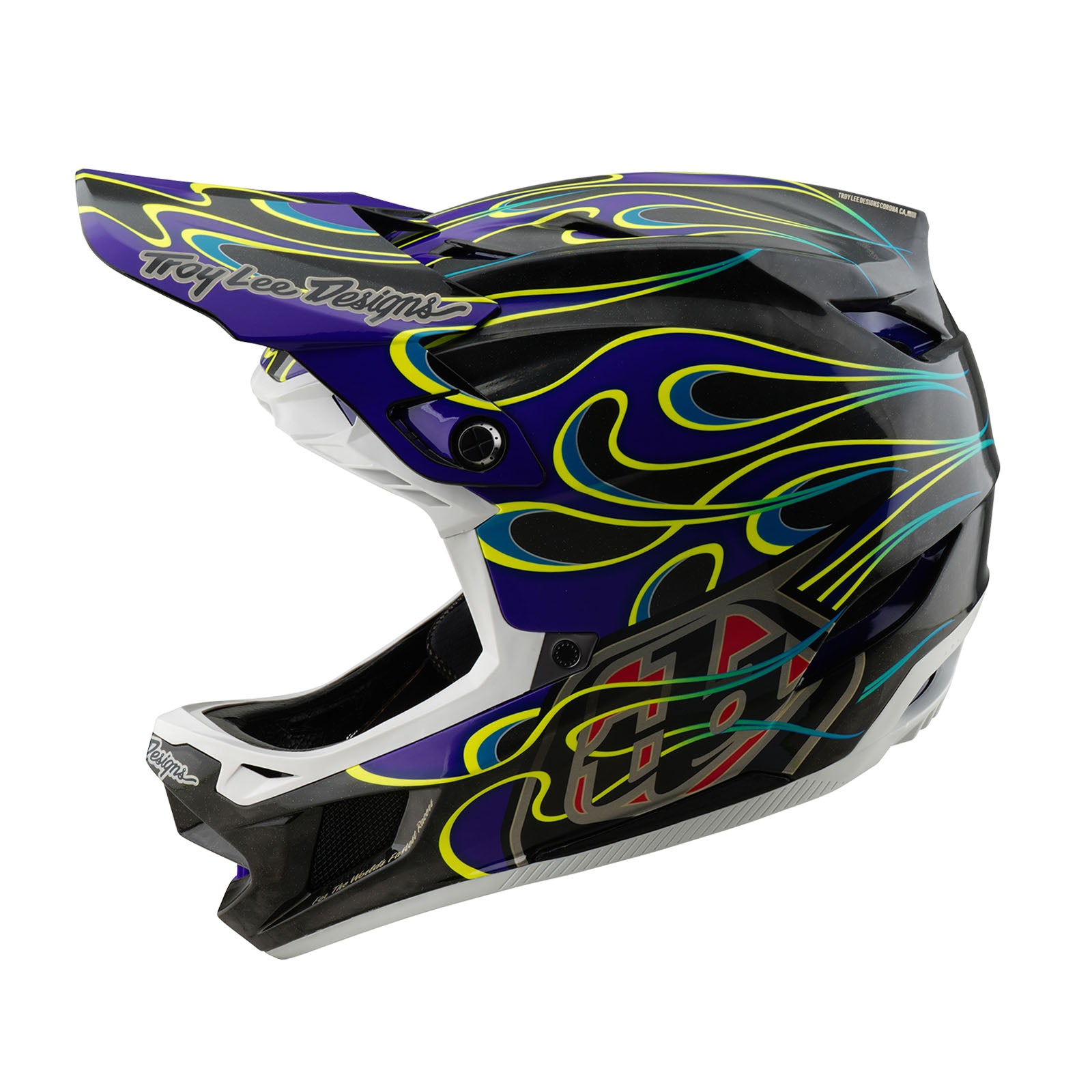 D4 Carbon Helmet Torched Black / Purple – Troy Lee Designs