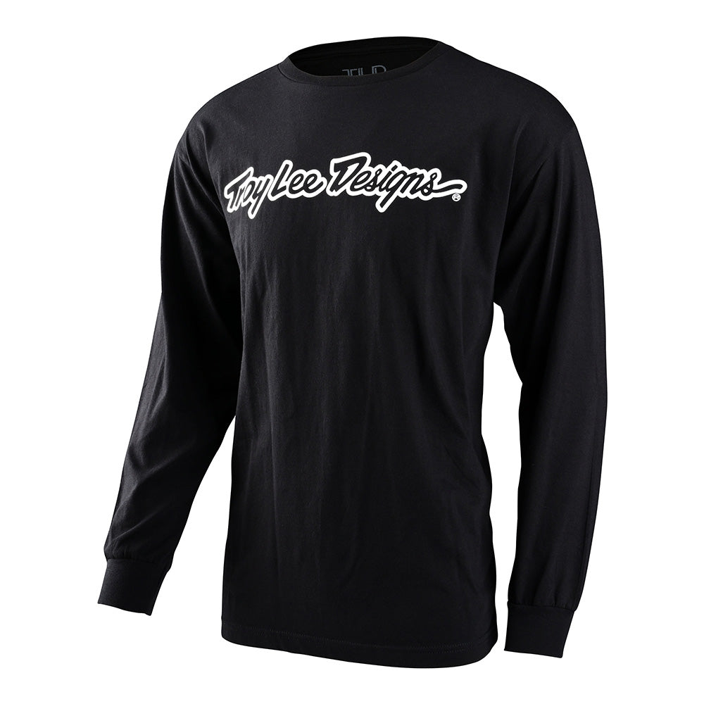 Long Sleeve Tee Signature Black – Troy Lee Designs