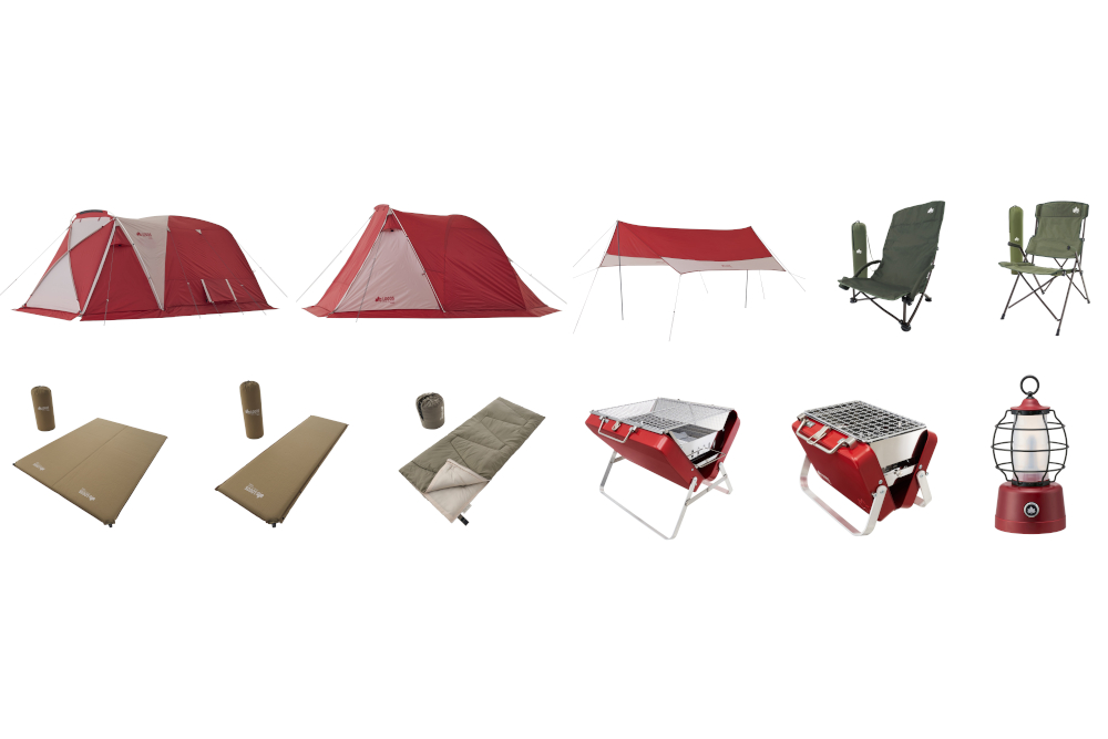 LOGOS 2022 LIMITED PANEL TENT 赤 【公式通販】