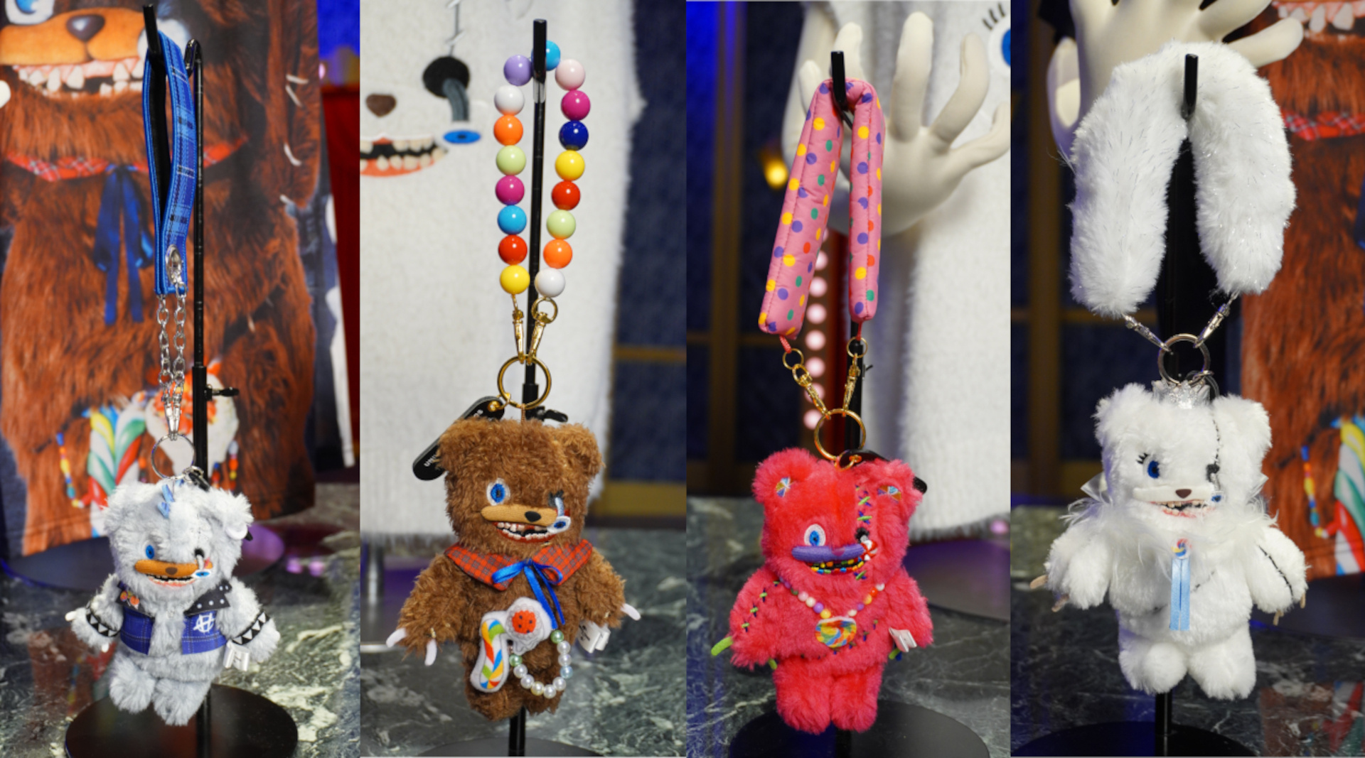 USJ「ハミクマ」身につけグッズ発売！ 新キャラ含む全4種ストラップ、T