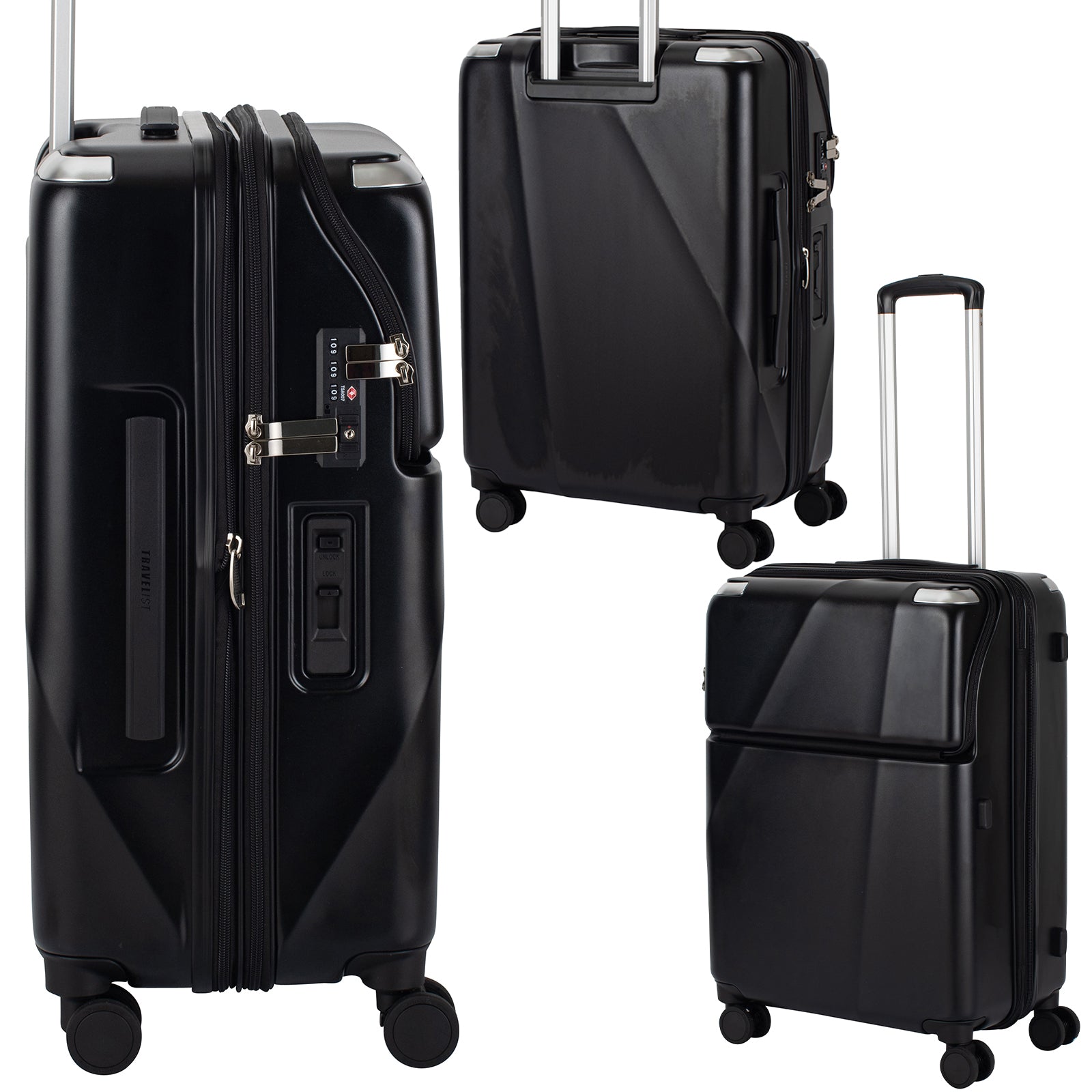 シエラ【M】 60L（拡張時71L） 5～7泊 ストッパー付き スーツケース