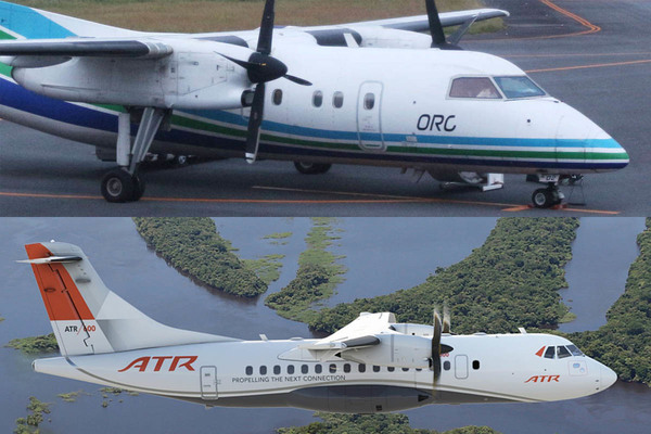 ORC ATR42-600航空機モデル 未開封 ORC ATR42-600航空機モデル 未開封