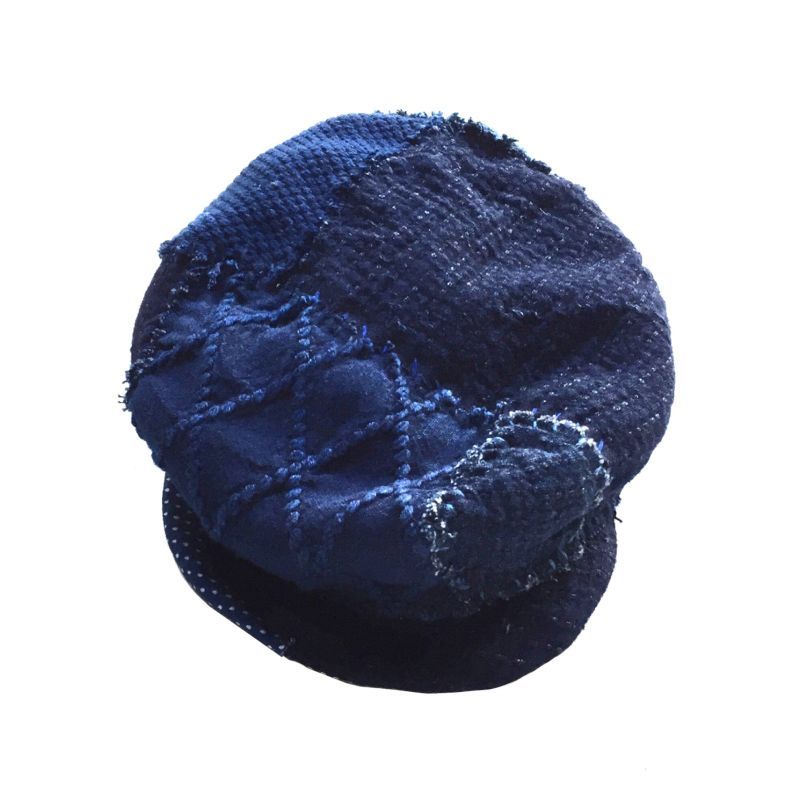 Porter Classic (PC KENDO×PC SASHIKO FLAT CAP) Color：Blue - TRAMPS