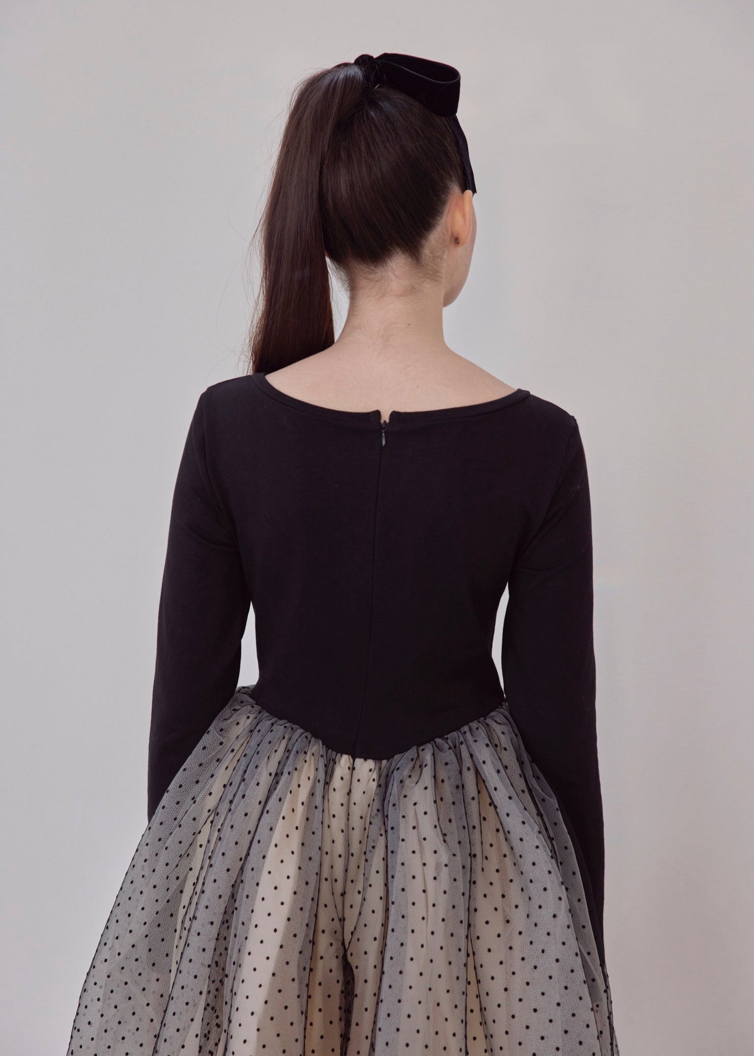 Ballerina dot tulle docking one-piece – Treat Ürself