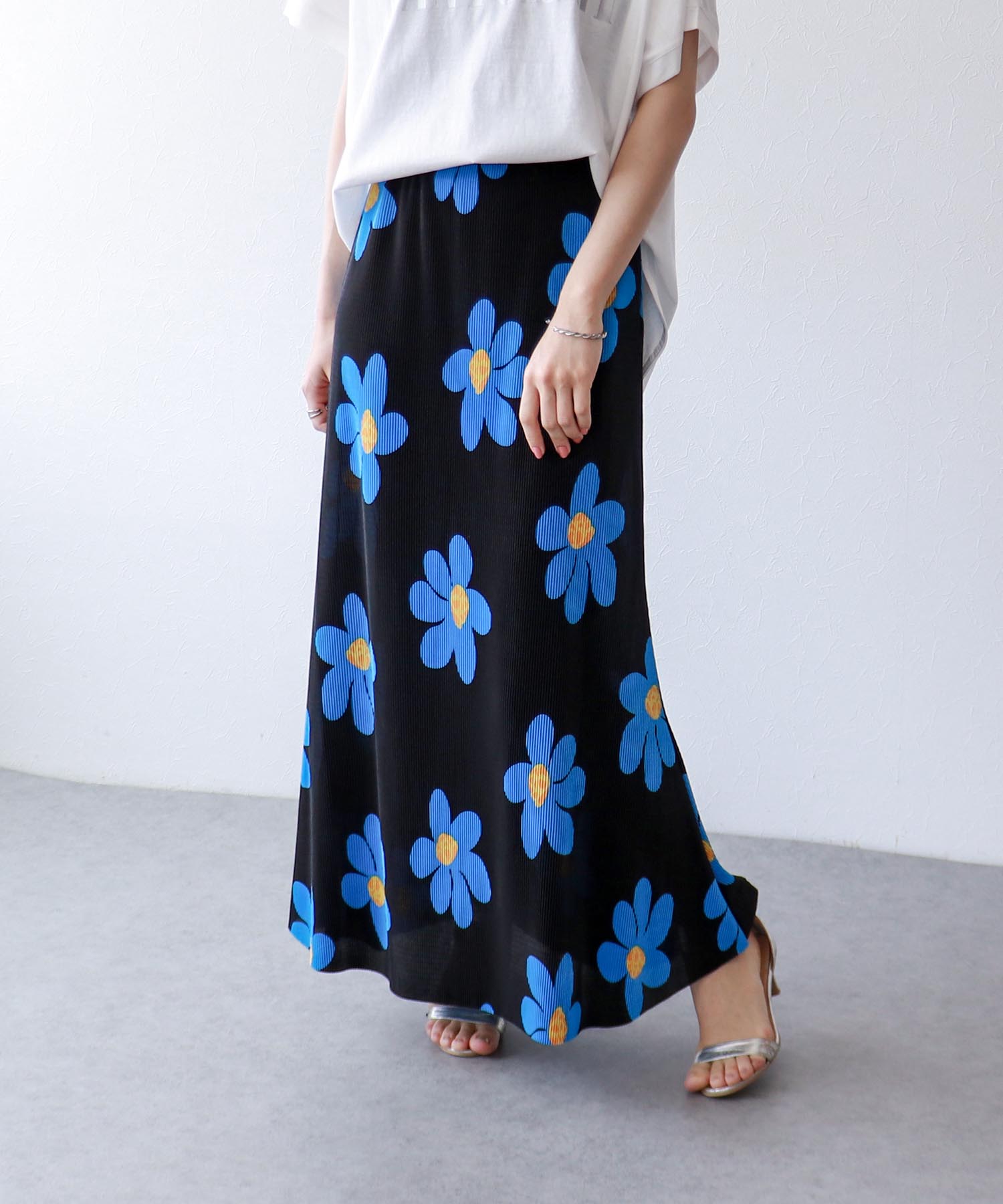 Katie VIRGIN UP ドロワーズ ブルーフラワー フリーサイズ パンツ