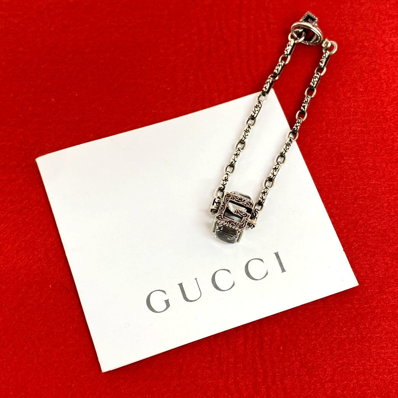 GUCCI グッチ アラベスク Gキューブ スクエア ブレスレット – Trip