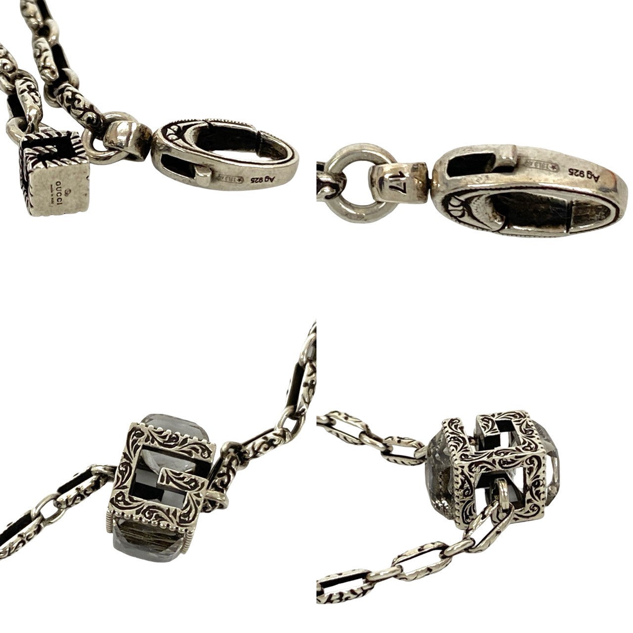 GUCCI グッチ アラベスク Gキューブ スクエア ブレスレット – Trip